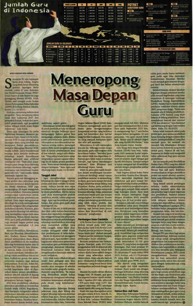 Meneropong Masa Depan Guru Koran Humas Ugm Ac Id